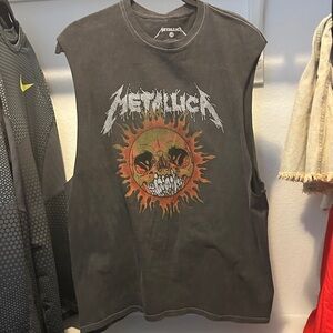 Metallica Black Tank Top for Men